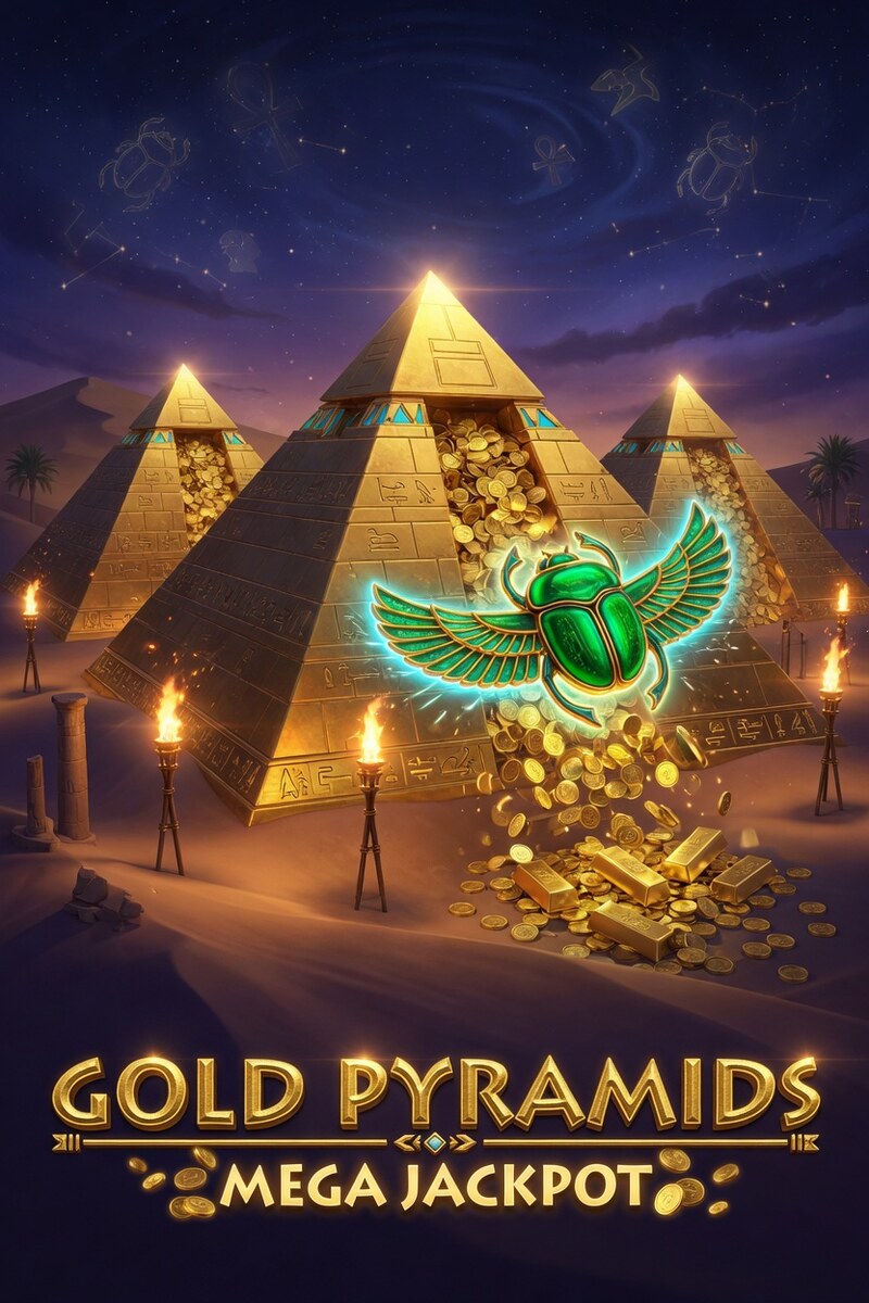3 Pyramids of Gold: Hold & Win Slot bei Casinova Casino