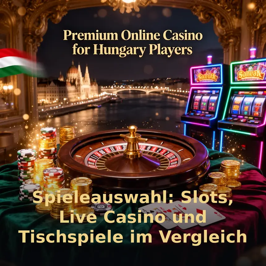 Spieleauswahl: Slots, Live Casino und Tischspiele im Vergleich